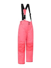 Mountain Warehouse Blue Kids Fleece Lined Snow Ski Jacket And Trousers Set - Image 5 of 5