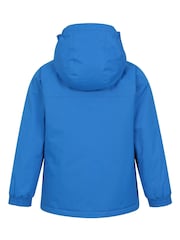 Mountain Warehouse Blue/Black Kids Fleece Lined Snow Ski Jacket And Trousers Set - Image 5 of 5