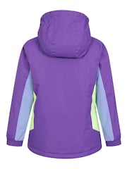 Mountain Warehouse Purple Kids Honey Fleece Lined Snow Ski Jacket - Image 1 of 1