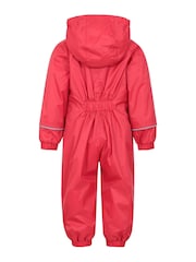 Mountain Warehouse Red Junior Spright Waterproof Puddlesuit - Image 3 of 5