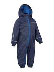 Mountain Warehouse Blue Junior Spright Waterproof Puddlesuit - Image 2 of 5