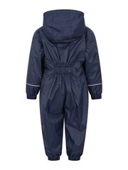 Mountain Warehouse Blue Junior Spright Waterproof Puddlesuit - Image 3 of 5