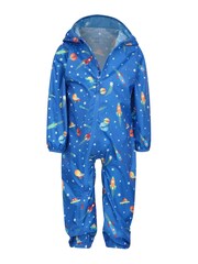 Mountain Warehouse Blue Toddler Waterproof Printed Rainsuit - Image 5 of 5