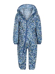 Mountain Warehouse Blue Sky Toddler Waterproof Printed Rainsuit - Image 5 of 5