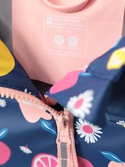 Mountain Warehouse Pink Kids Raindrop Waterproof Jacket and Trousers Set - Image 7 of 7