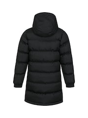 Mountain Warehouse Black Kids Snow Water Resistant Fleece Lined Padded Jacket - Image 2 of 5