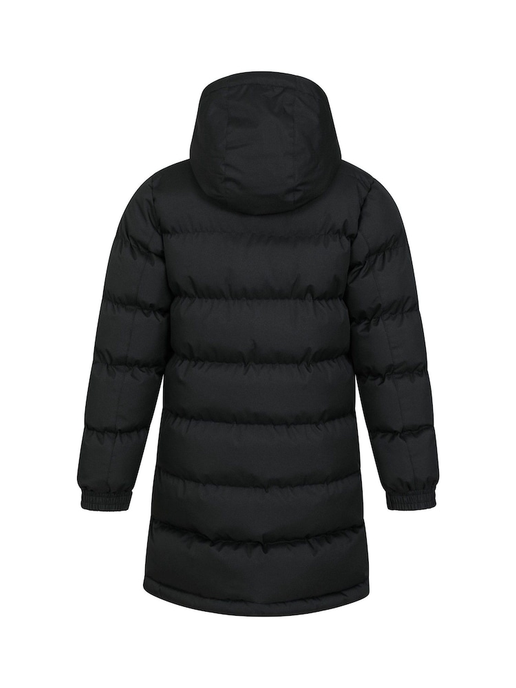 Mountain Warehouse Black Kids Snow Water Resistant Fleece Lined Padded Jacket - Image 2 of 5
