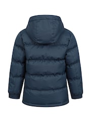 Mountain Warehouse Blue Kids Snow II Water Resistant Padded Jacket - Image 2 of 5