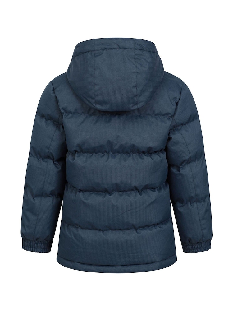 Mountain Warehouse Blue Kids Snow II Water Resistant Padded Jacket - Image 2 of 5