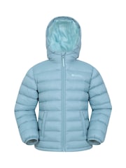 Mountain Warehouse Mid Blue Seasons II Kids Water-Resistant Padded Jacket - Image 1 of 5