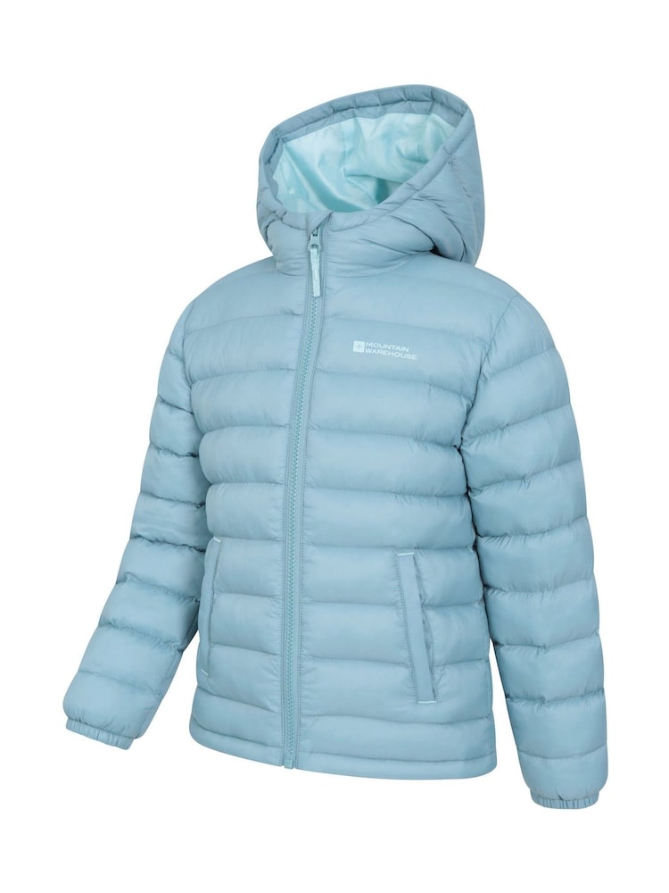 Mountain Warehouse Mid Blue Seasons II Kids Water-Resistant Padded Jacket - Image 4 of 5
