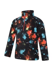 Mountain Warehouse Orange Kids Pursuit Printed Half Zip Fleece - Image 3 of 4