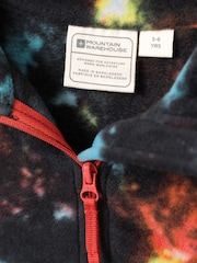 Mountain Warehouse Orange Kids Pursuit Printed Half Zip Fleece - Image 4 of 4