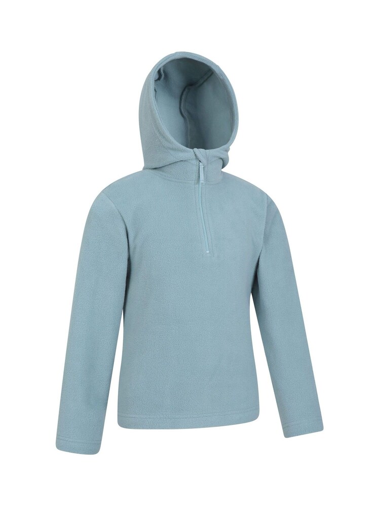 Mountain Warehouse Sky blue Kids Camber II Fleece Hoodie - Image 2 of 5