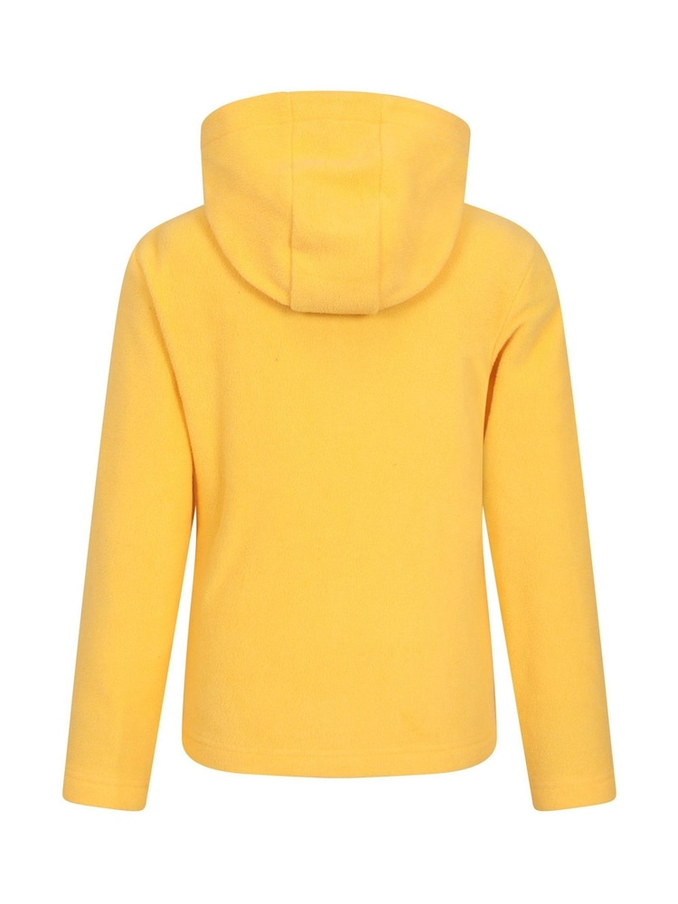 Mountain Warehouse Yellow Kids Camber II Fleece Hoodie - Image 3 of 5
