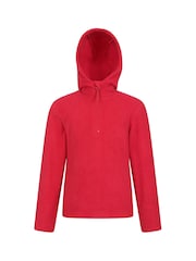Rojo - Mountain Warehouse Kids Camber II Fleece Hoodie - Imagen 1 de 5
