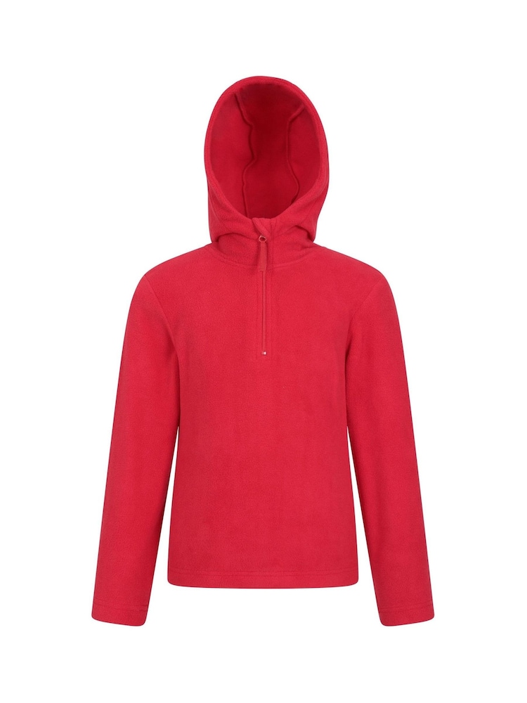 Rojo - Mountain Warehouse Kids Camber II Fleece Hoodie - Imagen 1 de 5
