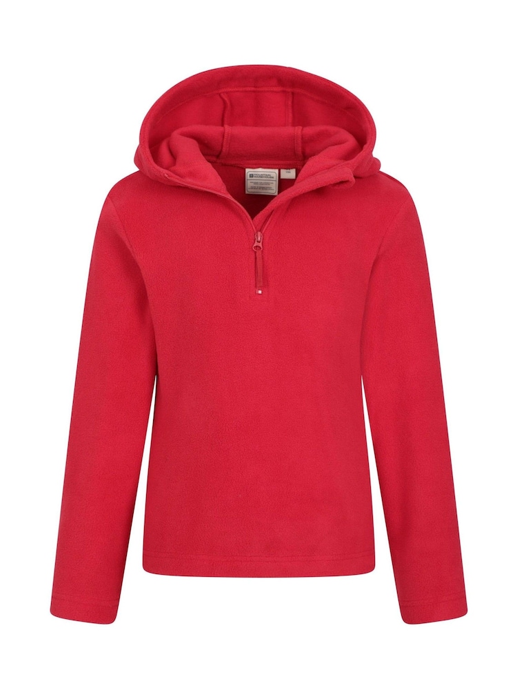 Rojo - Mountain Warehouse Kids Camber II Fleece Hoodie - Imagen 2 de 5