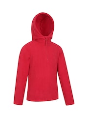 Rojo - Mountain Warehouse Kids Camber II Fleece Hoodie - Imagen 4 de 5