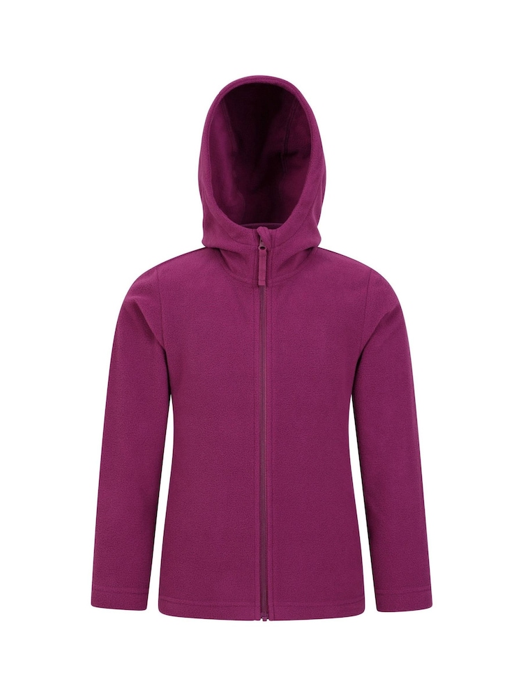 Mountain Warehouse Pink Camber Kids Full Zip Hoodie - Image 1 of 5