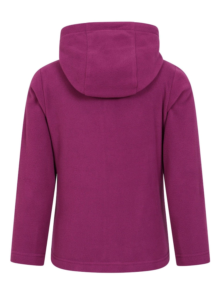 Mountain Warehouse Pink Camber Kids Full Zip Hoodie - Image 2 of 5
