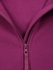 Mountain Warehouse Pink Camber Kids Full Zip Hoodie - Image 5 of 5