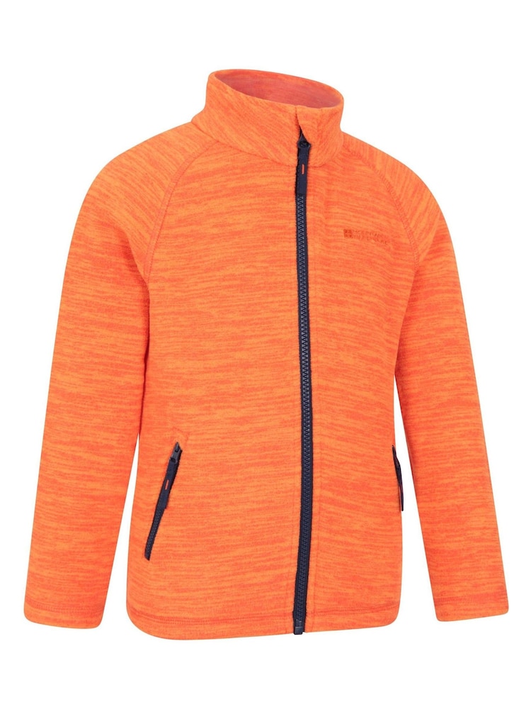 Naranja ámbar - Mountain Warehouse Kids Snowdonia Quick Drying Fleece - Imagen 2 de 5