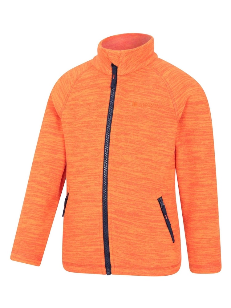 Mountain Warehouse Amber Orange Kids Snowdonia Quick Drying Fleece - Image 3 of 5