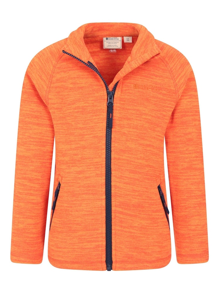 Mountain Warehouse Amber Orange Kids Snowdonia Quick Drying Fleece - Image 4 of 5