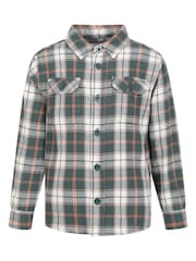 Mountain Warehouse Green Kids Flannel Check 100% Cotton Shirt - Image 1 of 5