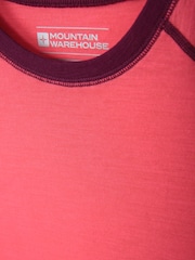 وردي - Mountain Warehouse Merino II Kids Round Neck Thermal Top - صورة 4 من 4