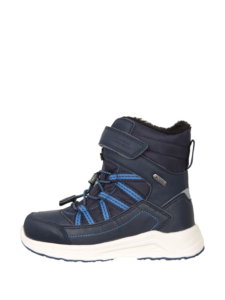 Mountain Warehouse Blue Kids Denver Waterproof Snow Boots - Image 2 of 5
