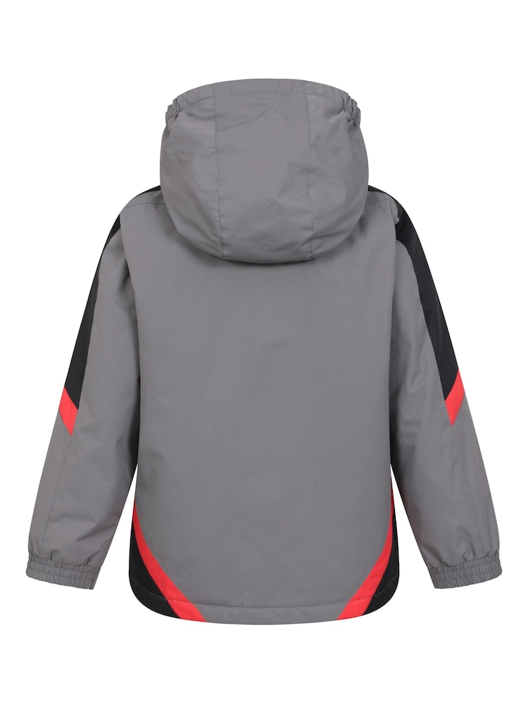 رمادي - Mountain Warehouse Kids Raptor Fleece Lined Snow Jacket - صورة 2 من 4