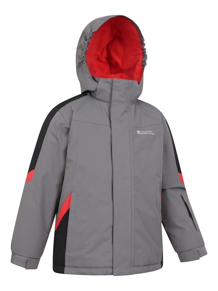Grijs - Mountain Warehouse Raptor Met fleece gevoerde sneeuwjas voor kinderen - Image 3 of 4