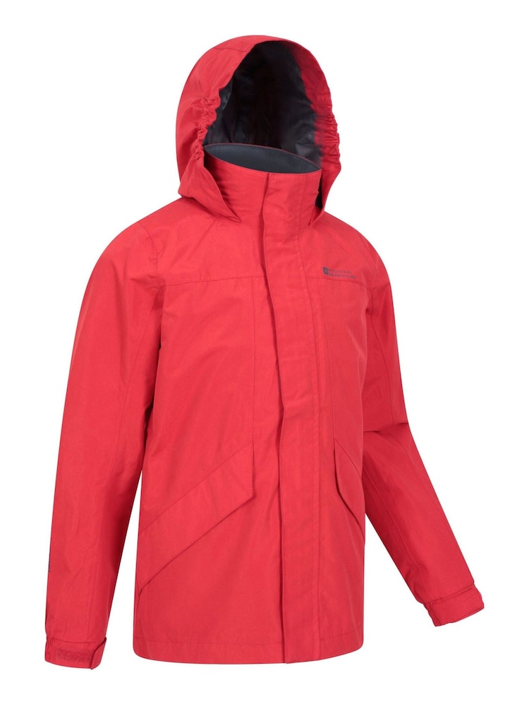 Mountain Warehouse Red Kids Solar Waterproof Jacket - Image 2 of 4