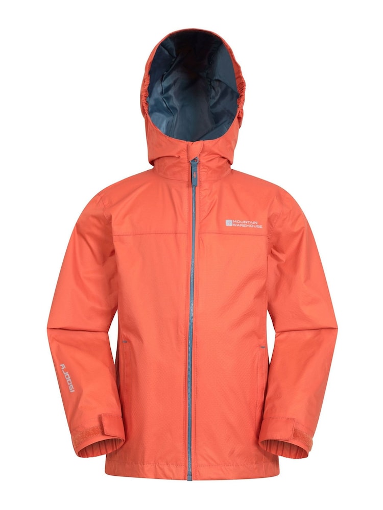 Mountain Warehouse Orange Kids Torrent Waterproof Jacket - Image 1 of 5