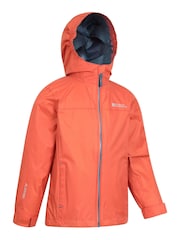 Mountain Warehouse Orange Kids Torrent Waterproof Jacket - Image 2 of 5