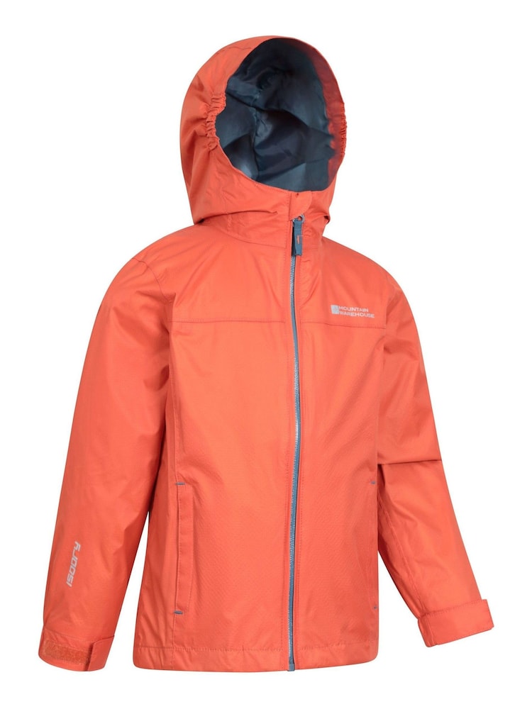 Mountain Warehouse Orange Kids Torrent Waterproof Jacket - Image 2 of 5