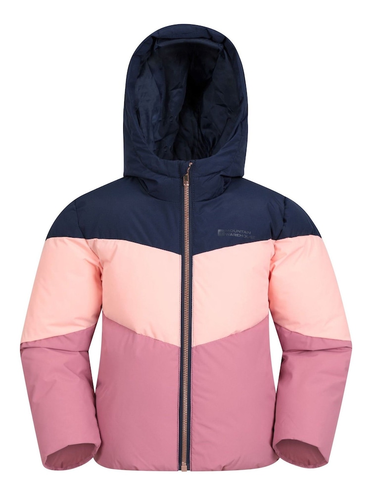 Mountain Warehouse Pink Kids Padded Bomber Jacket - Image 1 of 5 Mountain Warehouse Pink Kids Padded Bomber Jacket - Image 1 of 5