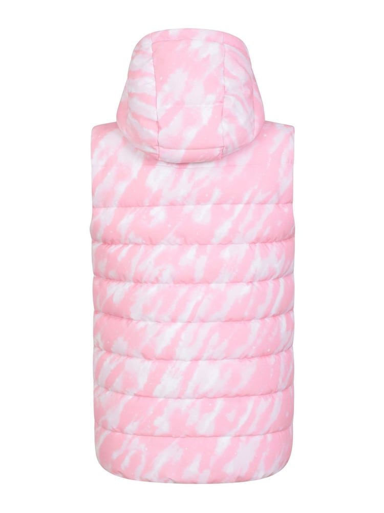 Mountain Warehouse Pink Kids Jewel Water Resistant Hooded Gilet - Image 2 of 5