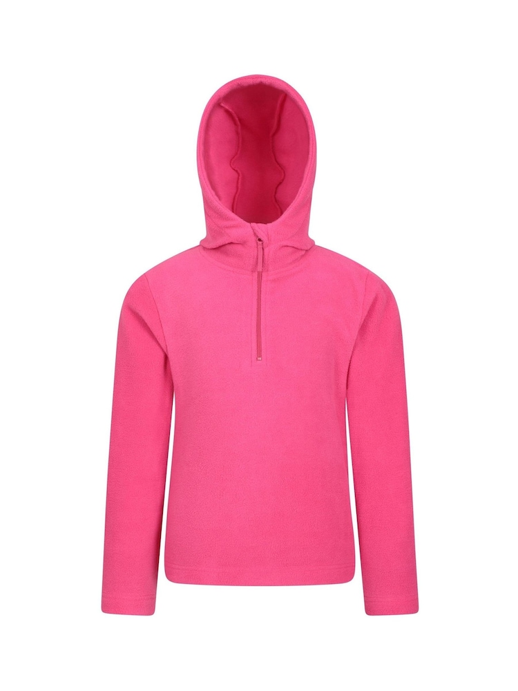 Rosa - Mountain Warehouse Kids Camber II Fleece Hoodie - Imagen 1 de 5