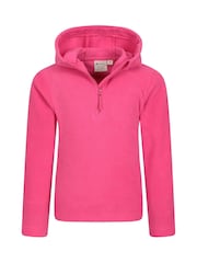 Rosa - Mountain Warehouse Kids Camber II Fleece Hoodie - Imagen 2 de 5