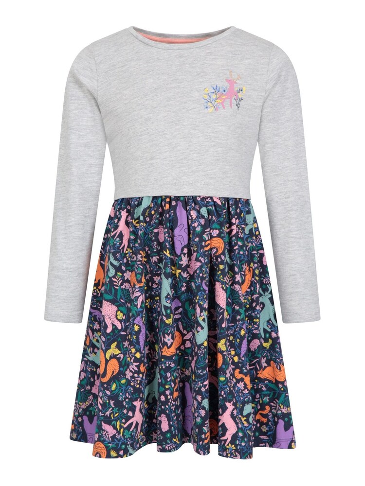 Mountain Warehouse Grey Poppy Girls Dress - Image 1 of 5