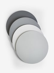 Set of 4 Grey Wooden Tonal Placemats - Image 3 of 3