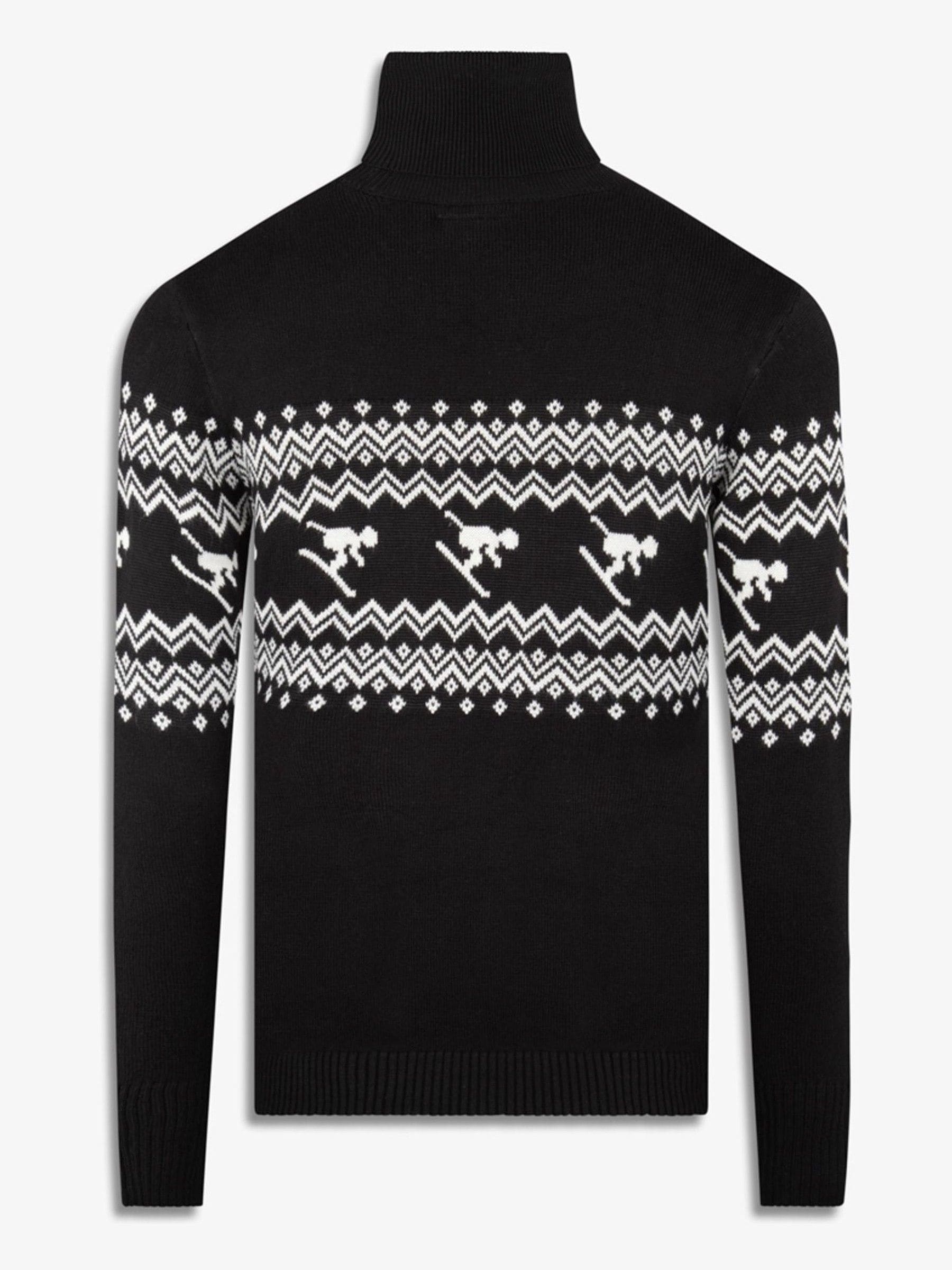Roll neck christmas jumper womens outlet