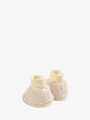 The Little Tailor Plush Lined Sherpa Fleece Baby Booties - Image 3 of 4