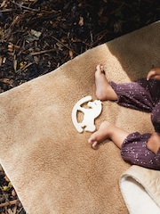 The Little Tailor Quilted Reversible Sherpa Fleece Lined Baby Blanket - Image 1 of 7