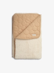 The Little Tailor Quilted Reversible Sherpa Fleece Lined Baby Blanket - Image 6 of 10