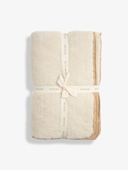 The Little Tailor Quilted Reversible Sherpa Fleece Lined Baby Blanket - Image 7 of 10