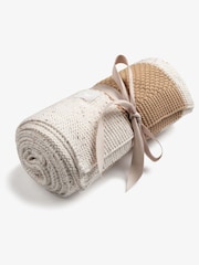 The Little Tailor Natural 100% Cotton Blanket - Image 2 of 4